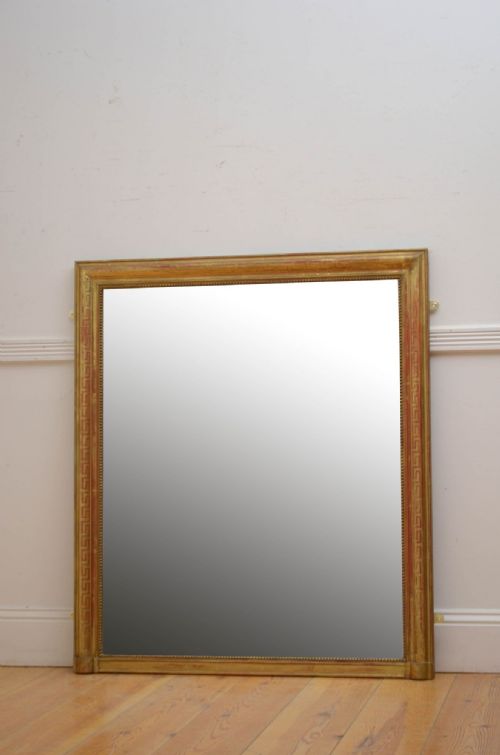 a XIXth Century Gilded Wall Mirror H114.5cm