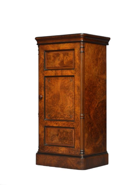 ENGLISH VICTORIAN WALNUT MUSIC CABINET DRINKS CABINET