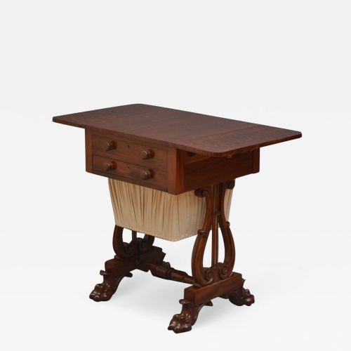 Fabulous Regency Work Table in Mahogany