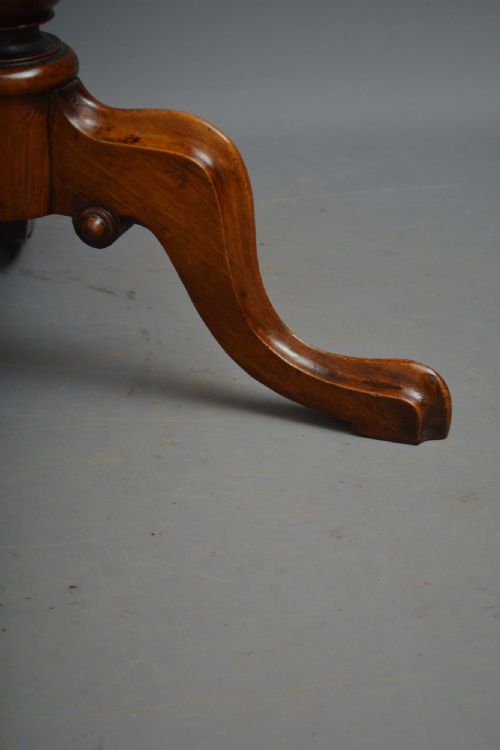 VICTORIAN WALNUT PEDESTAL SIDE TABLE PILLAR OCCASIONAL TABLE - ADDITIONAL PHOTO 9