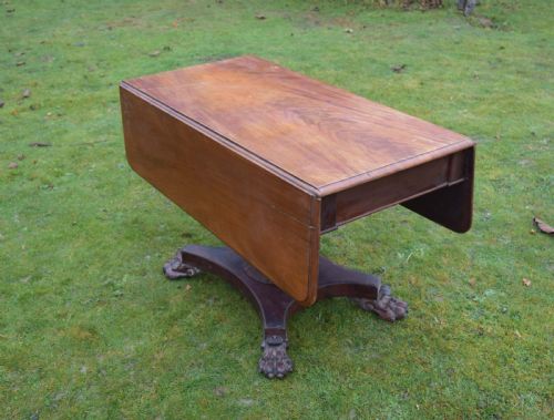 william iv irish mahogany pembroke table - CATEGORY: ANTIQUE TABLES - DATED 19TH CENTURY