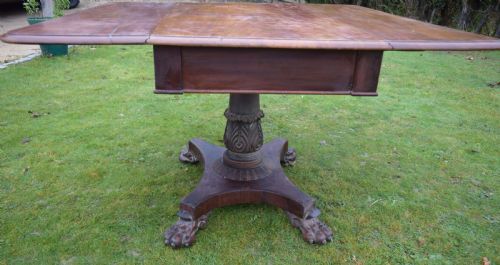WILLIAM IV IRISH MAHOGANY PEMBROKE TABLE - ADDITIONAL PHOTO 3