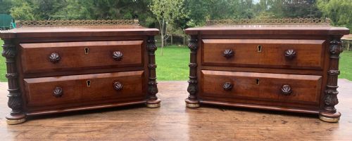 pair victorian mahogany jewellery boxes - CATEGORY: ANTIQUE BOXES - DATED VICTORIAN