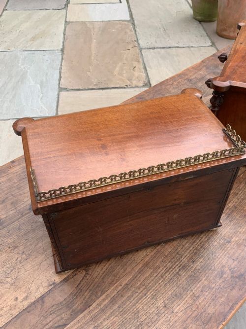 PAIR VICTORIAN MAHOGANY JEWELLERY BOXES - ADDITIONAL PHOTO 1
