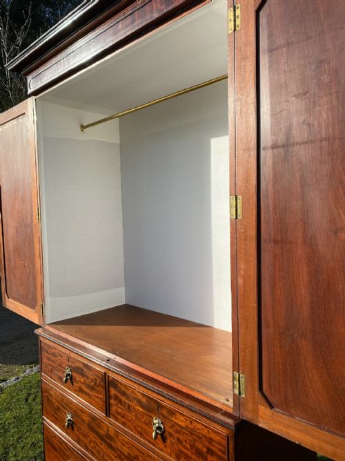 REGENCY MAHOGANY LINEN PRESS - ADDITIONAL PHOTO 6