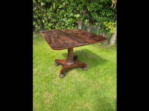 WILLIAM IV ROSEWOOD TEA TABLE - ADDITIONAL PHOTO 3