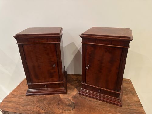 victorian mahogany table top cabinets - CATEGORY: ANTIQUE CUPBOARDS - DATED VICTORIAN