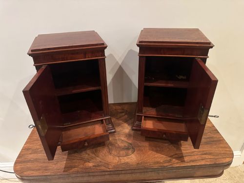 VICTORIAN MAHOGANY TABLE TOP CABINETS - ADDITIONAL PHOTO 6