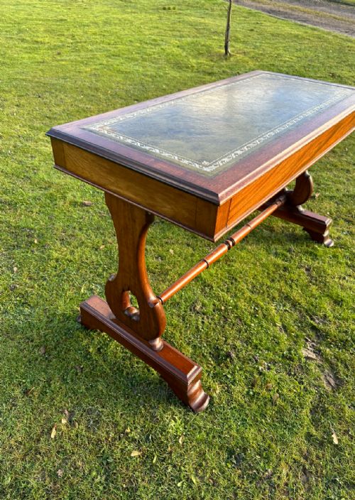 VICTORIAN MAHOGANY WRITING TABLE - ADDITIONAL PHOTO 1
