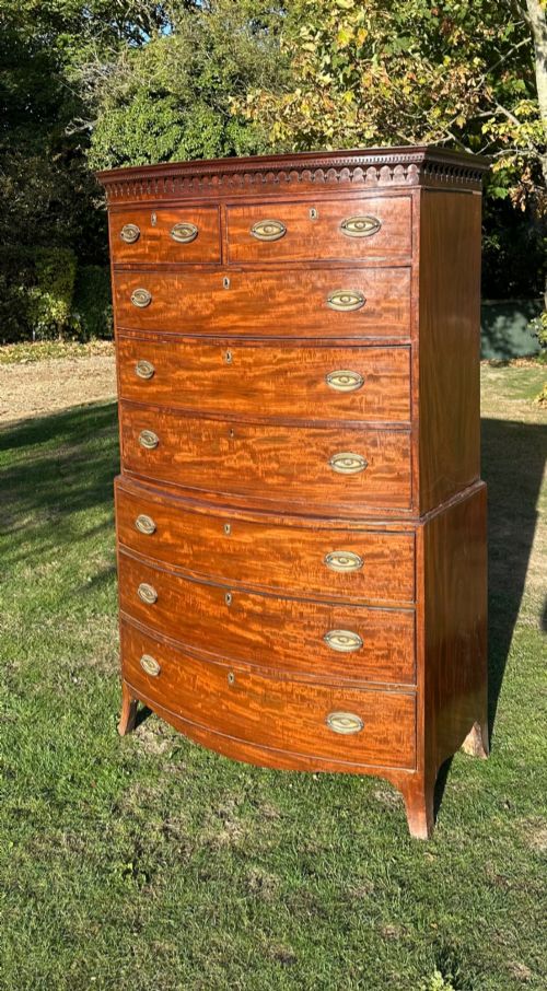 George III Mahogany Chest on Chest