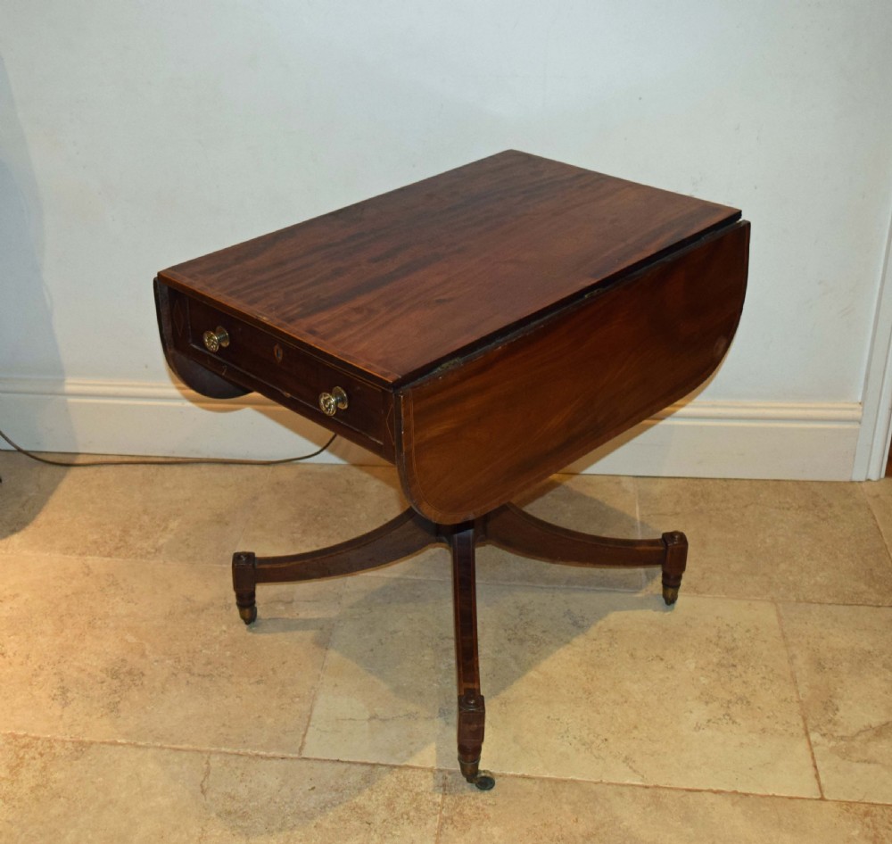 Regency Mahogany Pembroke Table View II