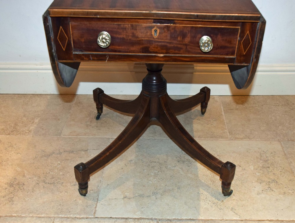 Regency Mahogany Pembroke Table View IV
