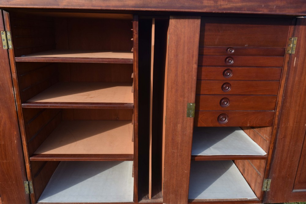 Victorian Mahogany Collectors Cabinet View III
