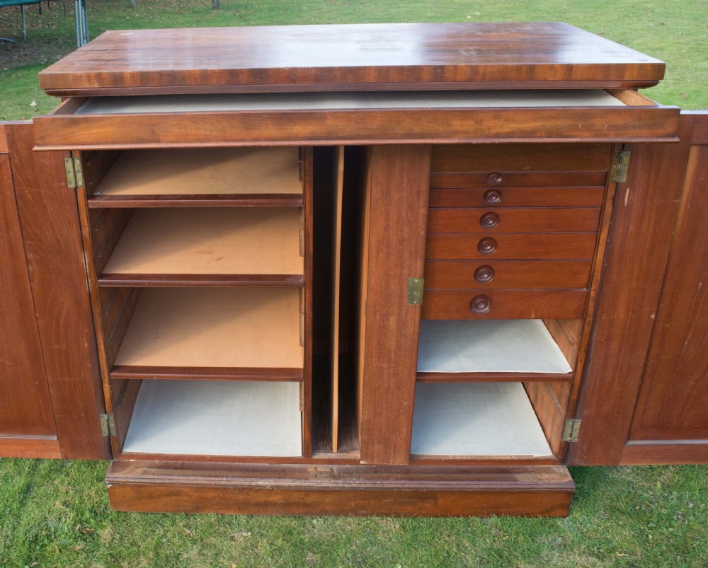 Victorian Mahogany Collectors Cabinet View IV