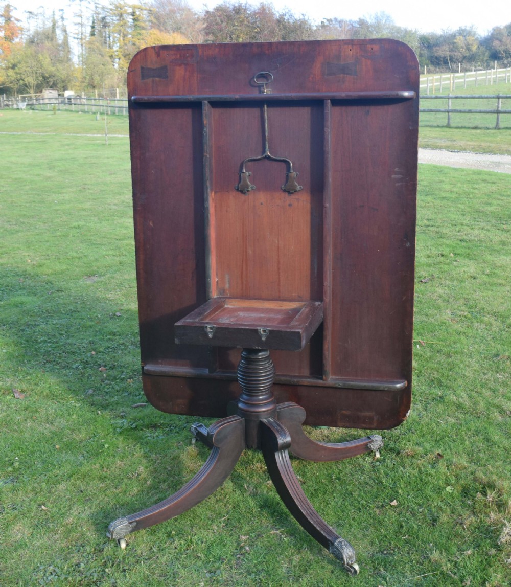 Regency Mahogany Breakfast Table View III