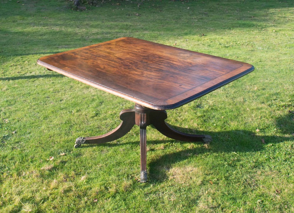 Regency Mahogany Breakfast Table View IV