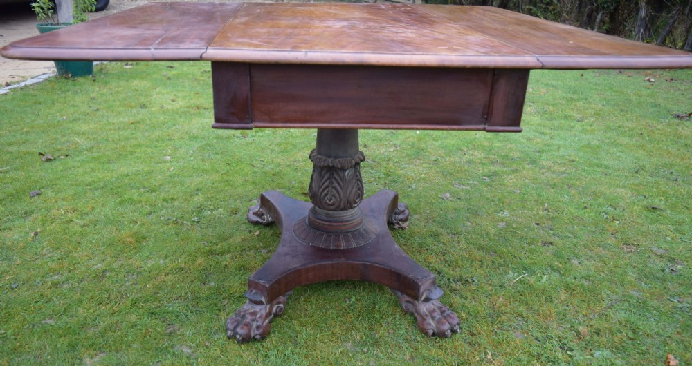 William IV Irish mahogany Pembroke table  View IV