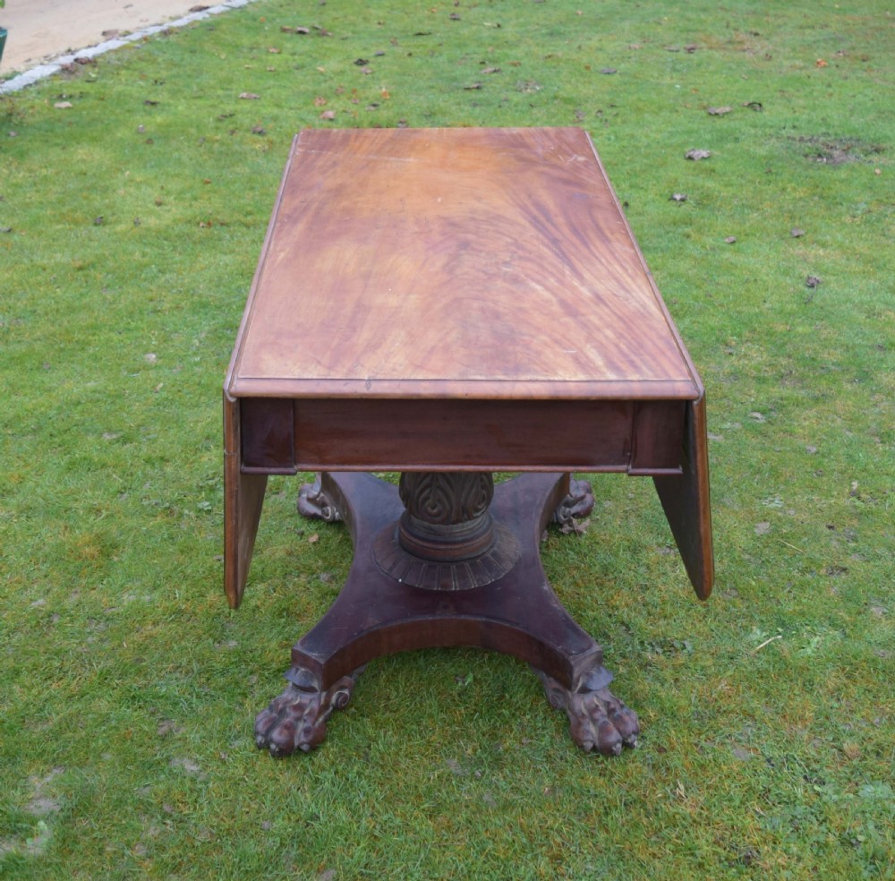 William IV Irish mahogany Pembroke table  View V