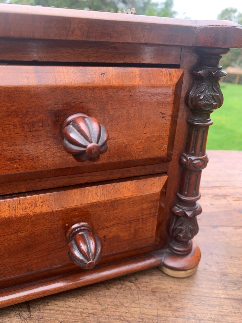 Pair Victorian Mahogany Jewellery Boxes View V
