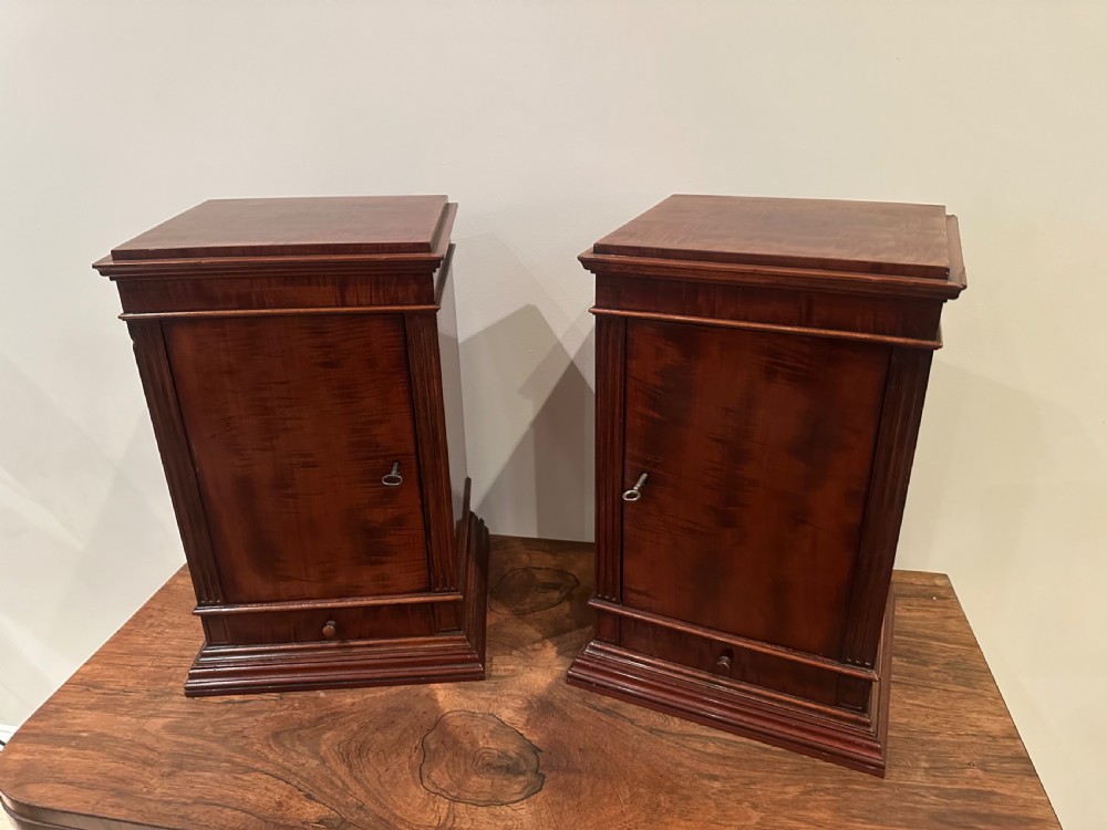 Victorian Mahogany Table Top Cabinets