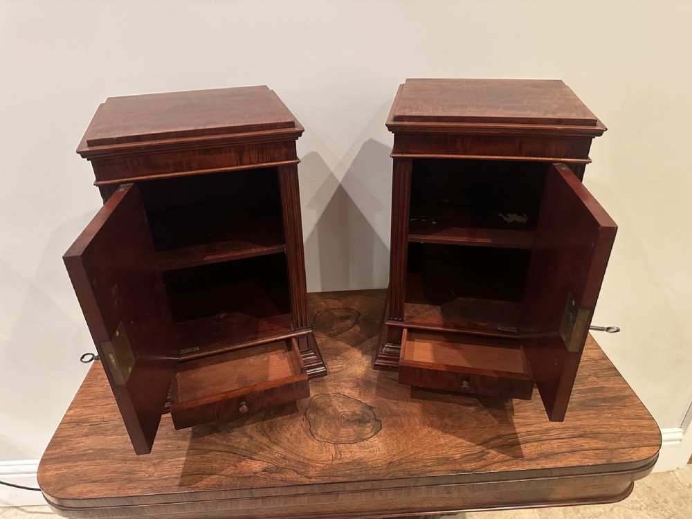 Victorian Mahogany Table Top Cabinets View III