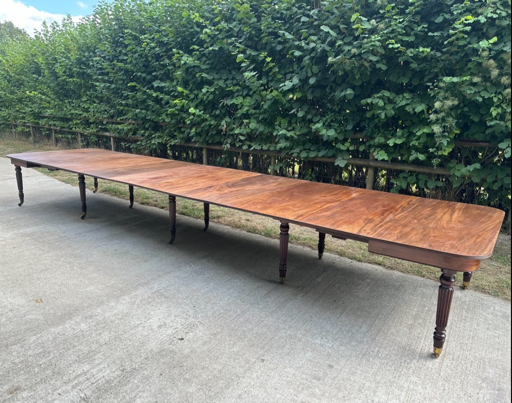 19’ Imperial Gillows Mahogany Dining Table