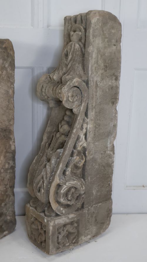 3 18THC LARGE STONE CORBELA - ADDITIONAL PHOTO 3