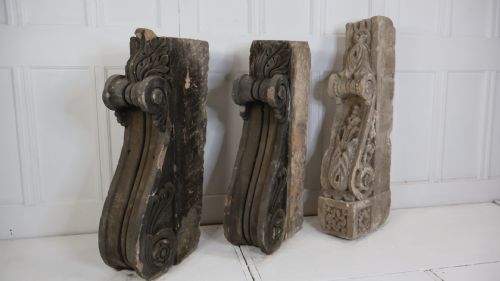 3 18THC LARGE STONE CORBELA - ADDITIONAL PHOTO 4