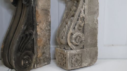 3 18THC LARGE STONE CORBELA - ADDITIONAL PHOTO 5