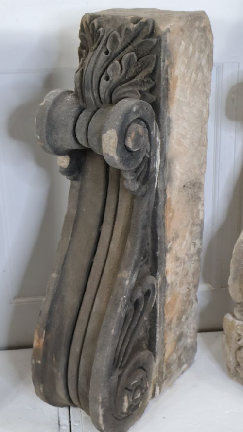 3 18THC LARGE STONE CORBELA - ADDITIONAL PHOTO 6