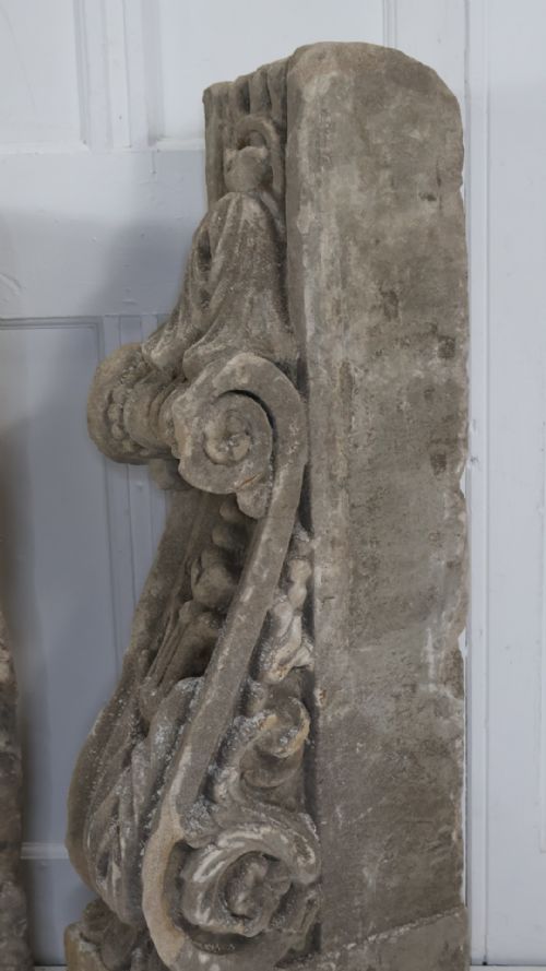 3 18THC LARGE STONE CORBELA - ADDITIONAL PHOTO 8