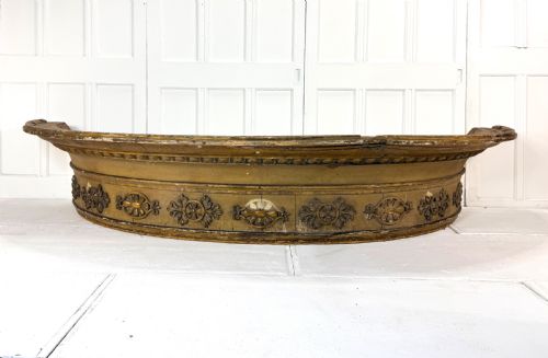 HUGE 19THC COUNTRY HOUSE WINDOW PELMET