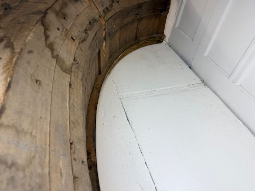 HUGE 19THC COUNTRY HOUSE WINDOW PELMET - ADDITIONAL PHOTO 2