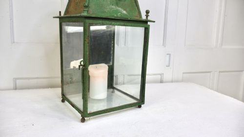 19THC PARISIAN COPPER LANTERN - ADDITIONAL PHOTO 3