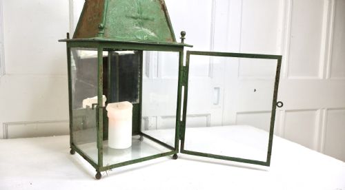 19THC PARISIAN COPPER LANTERN - ADDITIONAL PHOTO 5
