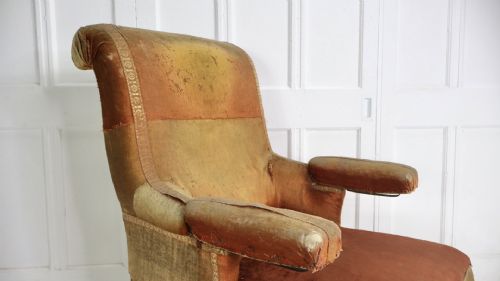 19THC FRENCH RECLINER CHAIR DAYBED - ADDITIONAL PHOTO 2