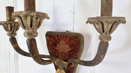 A PAIR OF ITALIAN REGENCY WALL SCONCES - ADDITIONAL PHOTO 5