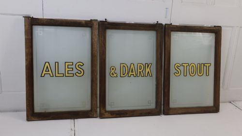 19THC ADVERTISING PUB WINDOWS - ADDITIONAL PHOTO 1