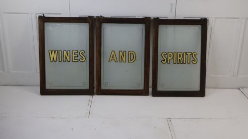 19THC ADVERTISING PUB WINDOWS