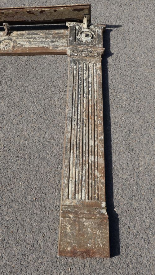 GEORGIAN DECORATIVE CAST FIRE SURROUND - ADDITIONAL PHOTO 4