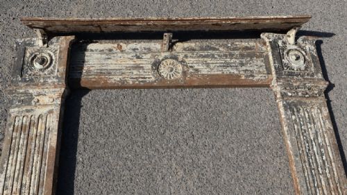 GEORGIAN DECORATIVE CAST FIRE SURROUND - ADDITIONAL PHOTO 8