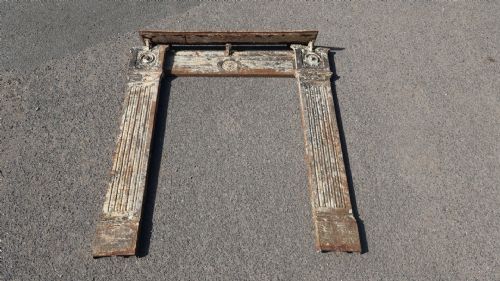 GEORGIAN DECORATIVE CAST FIRE SURROUND - ADDITIONAL PHOTO 9
