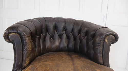REGENCY LEATHER ARM CHAIR - ADDITIONAL PHOTO 3