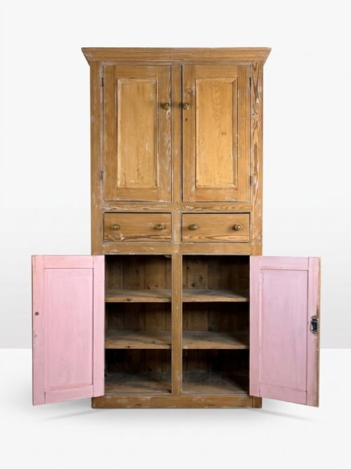 19THC PINE HOUSEKEEPERS CUPBOARD - ADDITIONAL PHOTO 3