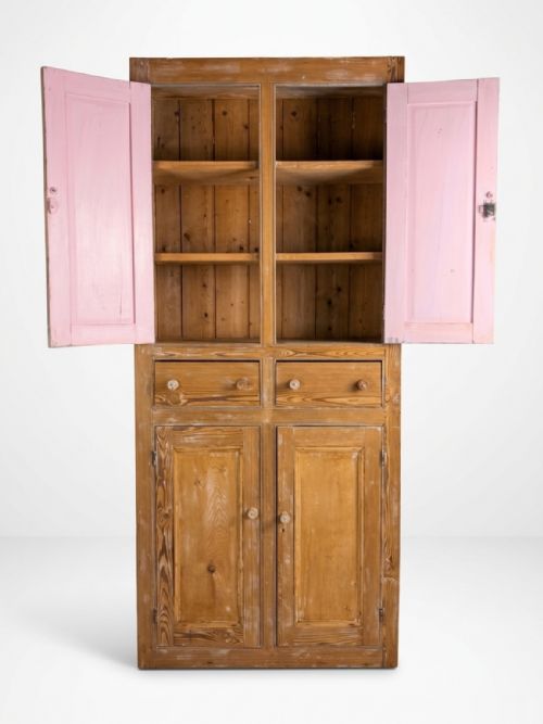 19THC PINE HOUSEKEEPERS CUPBOARD - ADDITIONAL PHOTO 4