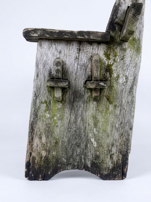 1900S RUSTIC ENGLISH GARDEN BENCH - ADDITIONAL PHOTO 3