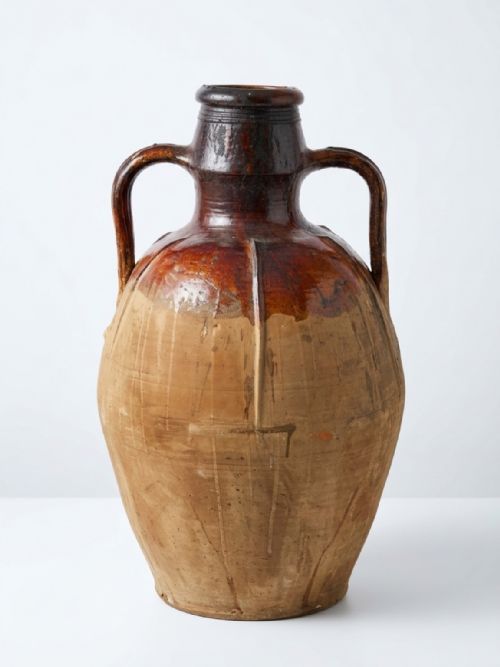 Huge 19thc Italian Terracotta Wine Jar