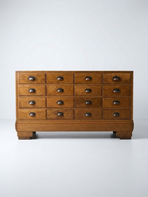 1920s Haberdashers Cabinet / Counter