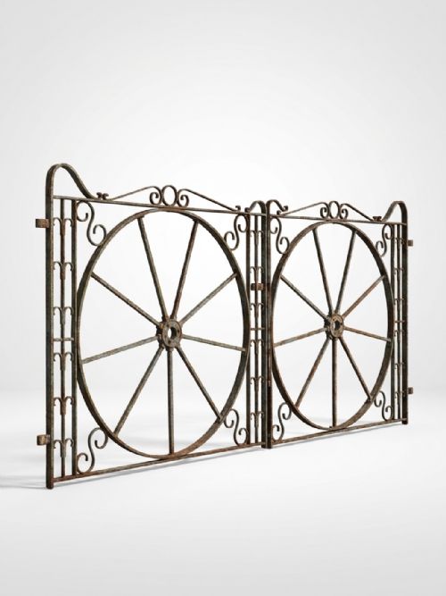 Monumental 19thc Estate Made Gates
