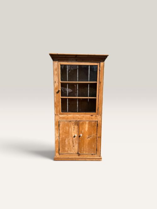 19thc Pitch Glazed Cupboard